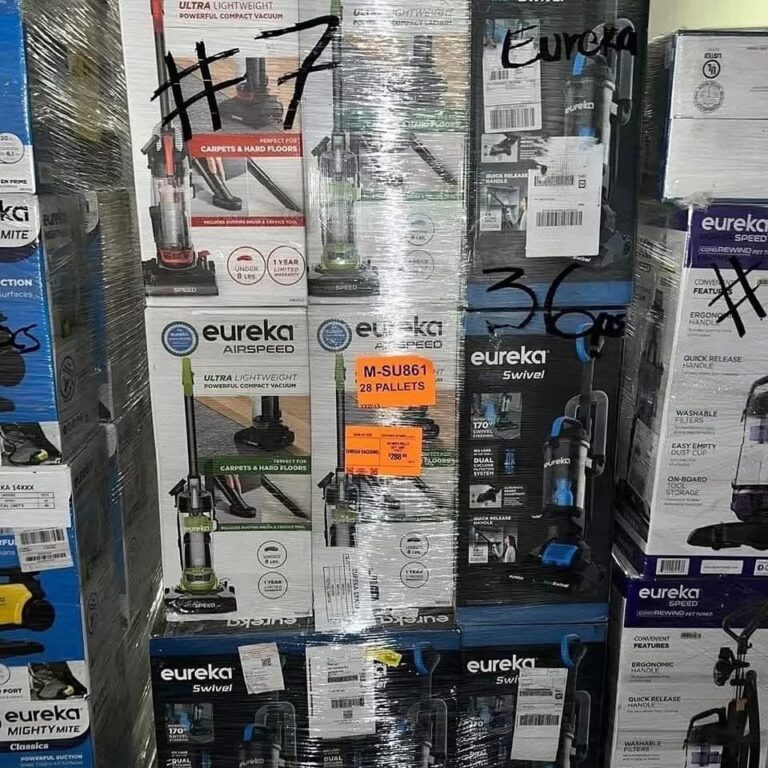 Quality Vacuum Cleaner Pallets liquidation & Wholesale Online